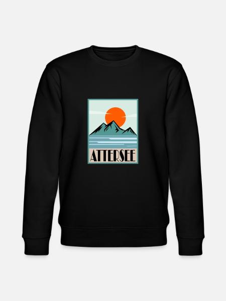 Attersee - Stanley/Stella Unisex Bio-Sweatshirt CHANGER  - Schwarz