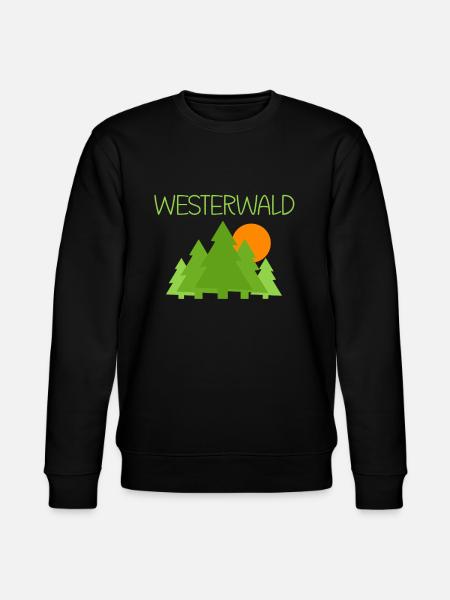 Westerwald - Stanley/Stella Unisex Bio-Sweatshirt CHANGER - Schwarz