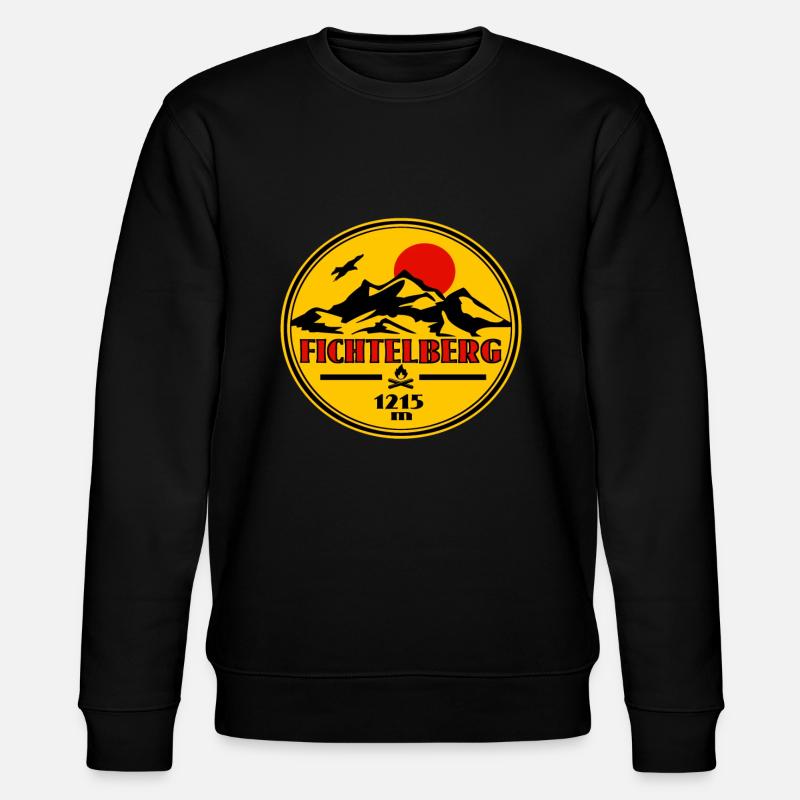 Fichtelberg - Stanley/Stella Unisex Bio-Sweatshirt CHANGER  - Schwarz