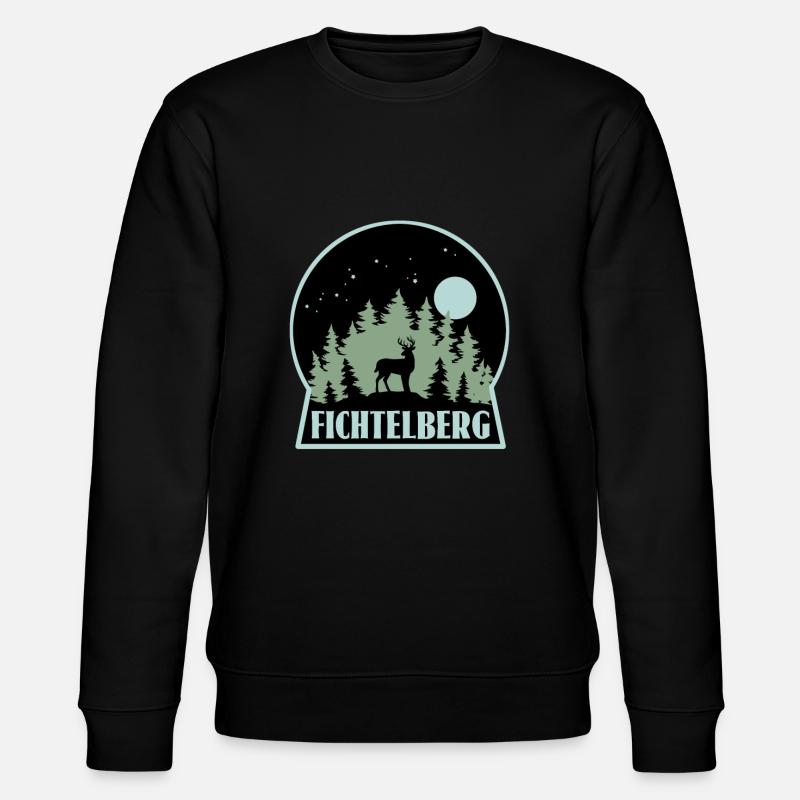 Fichtelberg - Stanley/Stella Unisex Bio-Sweatshirt CHANGER  - Schwarz
