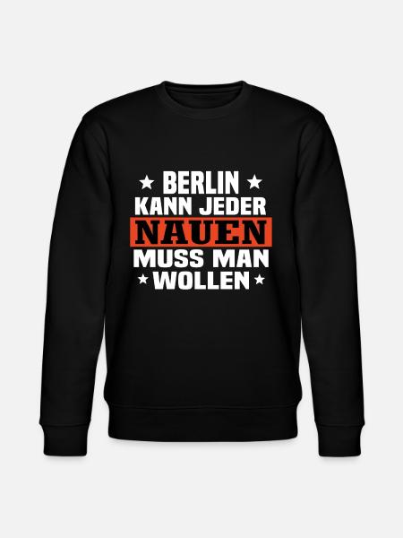 nauen - Stanley/Stella Unisex Bio-Sweatshirt CHANGER - Schwarz