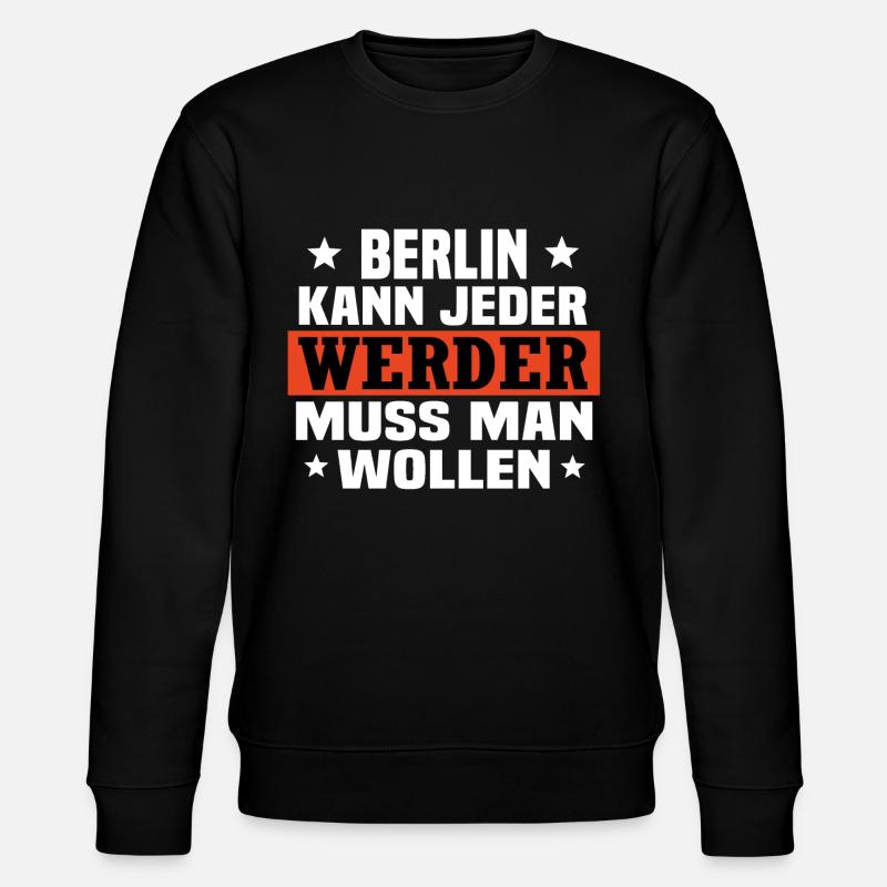 Werder Havel - Stanley/Stella Unisex Bio-Sweatshirt CHANGER  - Schwarz
