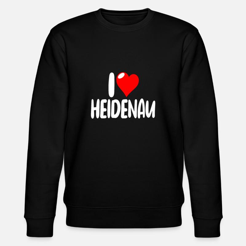Heidenau - Stanley/Stella Unisex Bio-Sweatshirt CHANGER  - Schwarz