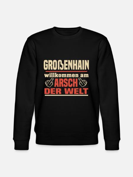 Großenhain - Stanley/Stella Unisex Bio-Sweatshirt CHANGER  - Schwarz