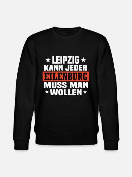 Eilenburg - Stanley/Stella Unisex Bio-Sweatshirt CHANGER - Schwarz