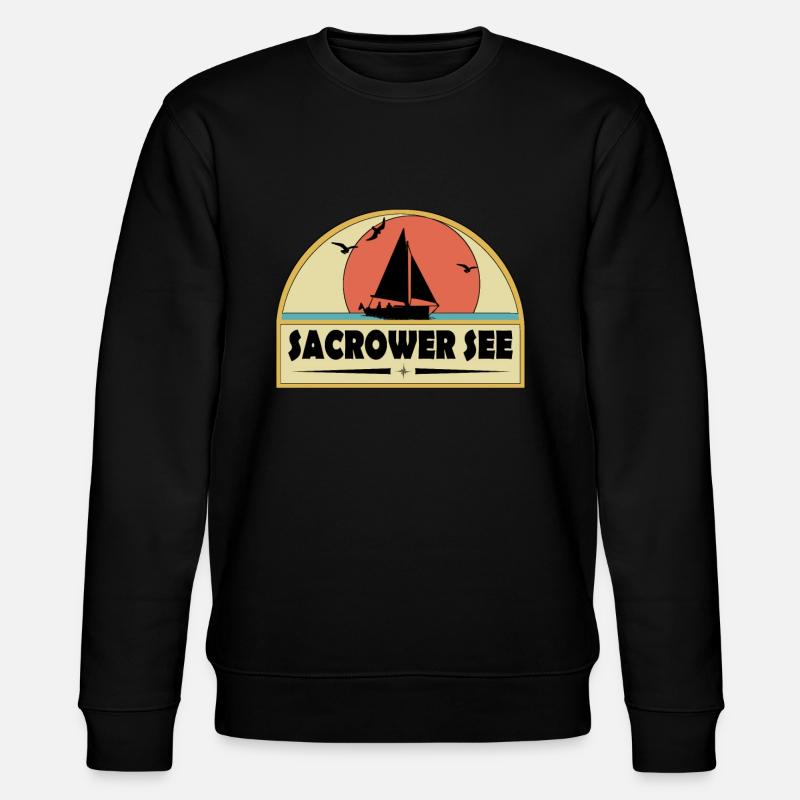 Sacrower See - Stanley/Stella Unisex Bio-Sweatshirt CHANGER  - Schwarz