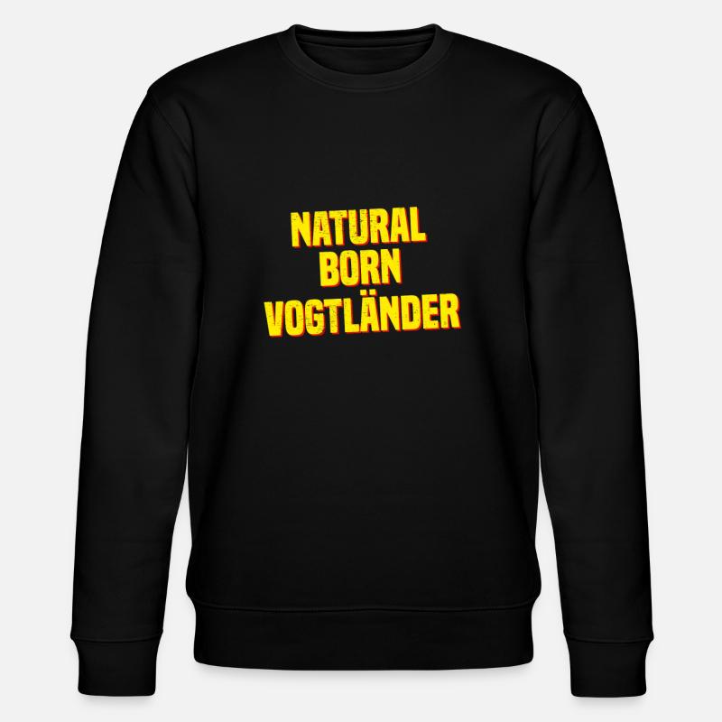 Vogtland - Stanley/Stella Unisex Bio-Sweatshirt CHANGER  - Schwarz