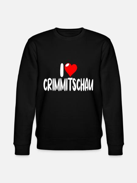 Crimmitschau - Stanley/Stella Unisex Bio-Sweatshirt CHANGER  - Schwarz