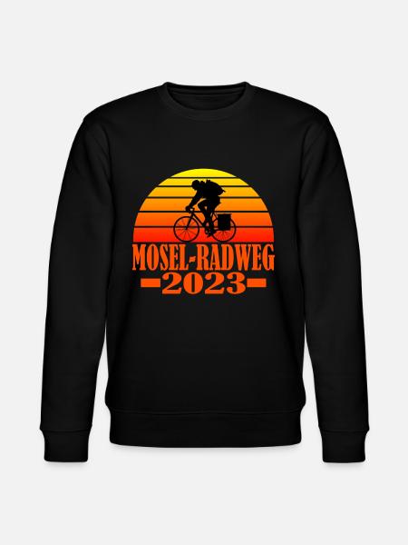 Mosel Radweg - Stanley/Stella Unisex Bio-Sweatshirt CHANGER  - Schwarz