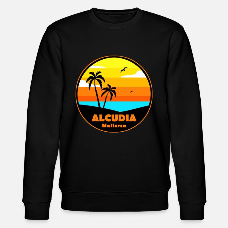 Alcudia Mallorca - Sweat bio CHANGER Stanley/Stella Unisexe - noir