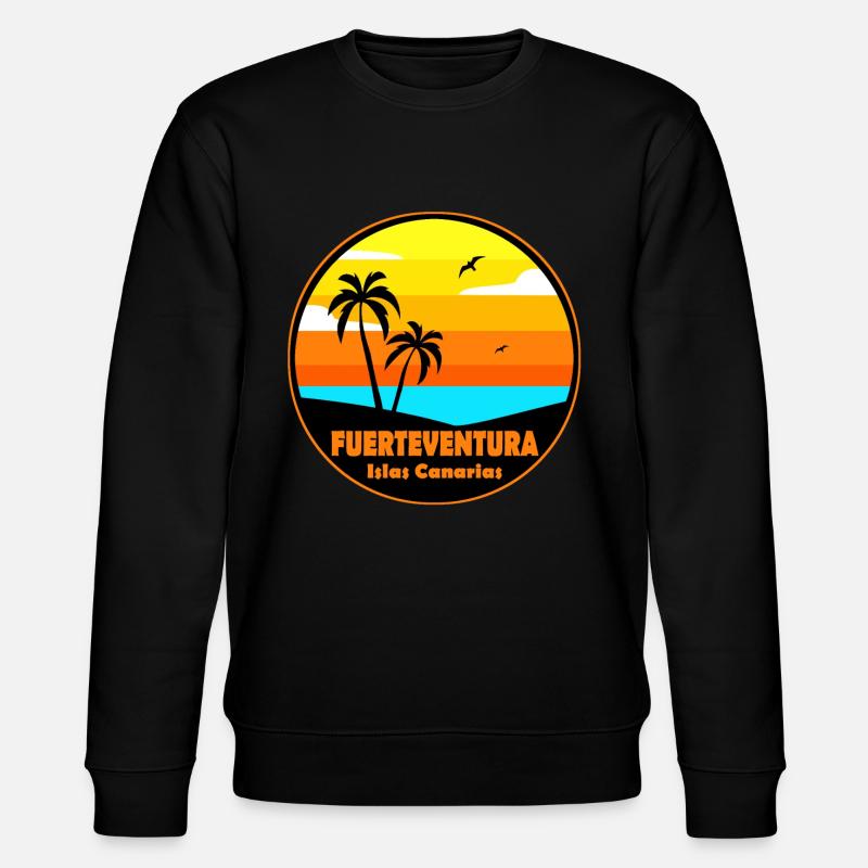 Fuerteventura - Stanley/Stella Unisex Bio-Sweatshirt CHANGER  - Schwarz