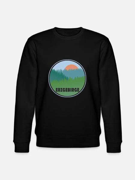 Erzgebirge - Stanley/Stella Unisex Bio-Sweatshirt CHANGER  - Schwarz