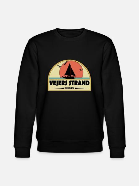 Vejers Strand - Stanley/Stella CHANGER Unisex Organic Sweatshirt - black