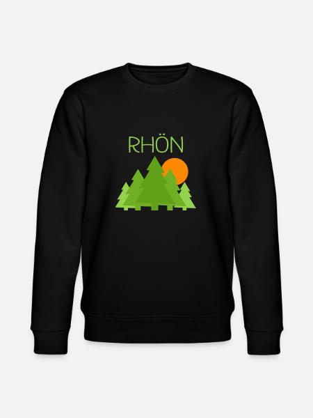 Rhön - Stanley/Stella Unisex Bio-Sweatshirt CHANGER  - Schwarz