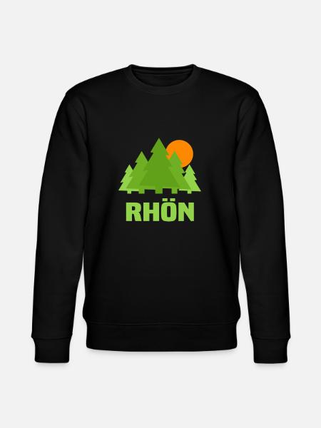 Rhön - Stanley/Stella Unisex Bio-Sweatshirt CHANGER - Schwarz