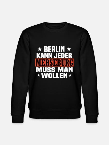 Merseburg - Stanley/Stella Unisex Bio-Sweatshirt CHANGER - Schwarz