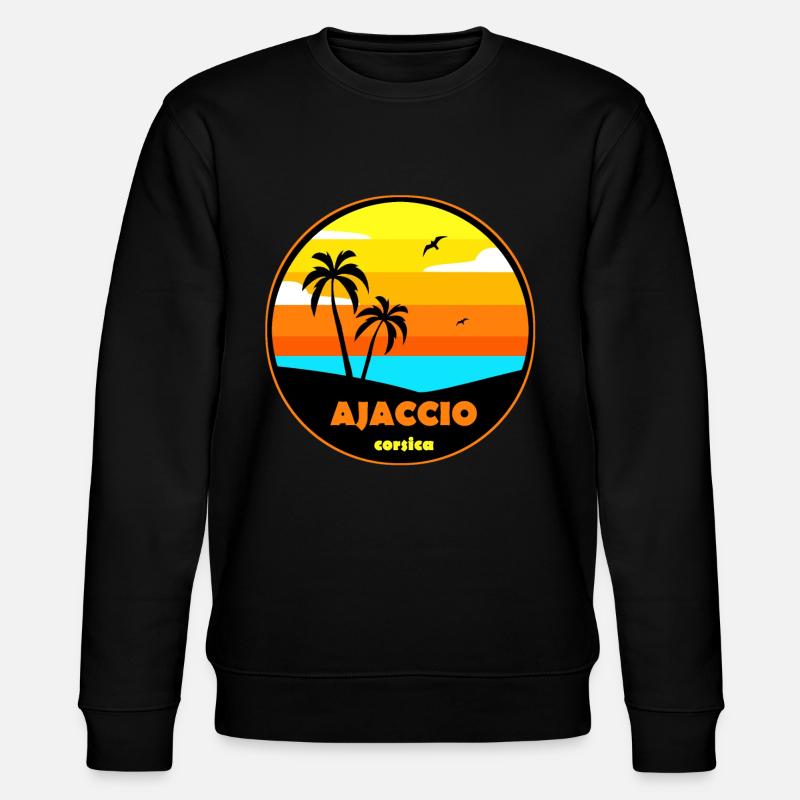 Ajaccio - Stanley/Stella Unisex Bio-Sweatshirt CHANGER  - Schwarz