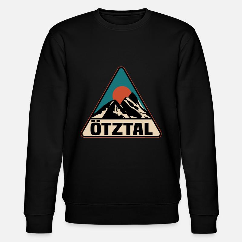 Ötztal - Stanley/Stella Unisex Bio-Sweatshirt CHANGER  - Schwarz