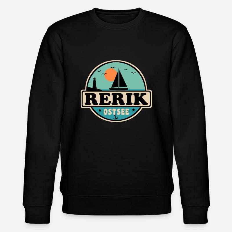 Rerik - Stanley/Stella Unisex Bio-Sweatshirt CHANGER  - Schwarz
