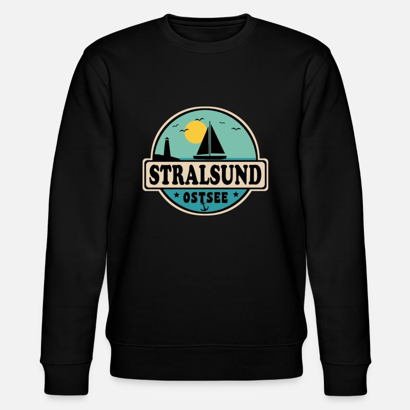 Stralsund - Stanley/Stella Unisex Bio-Sweatshirt CHANGER  - Schwarz