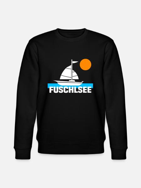 Fuschlsee - Stanley/Stella Unisex Bio-Sweatshirt CHANGER  - Schwarz