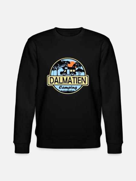 Dalmatien Camping - Stanley/Stella Unisex Bio-Sweatshirt CHANGER  - Schwarz