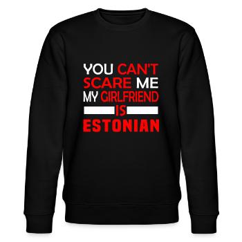Estnin Petite amie - Sweat bio CHANGER Stanley/Stella Unisexe - noir - Devant - Nik (191cm) & Marisol (170cm)