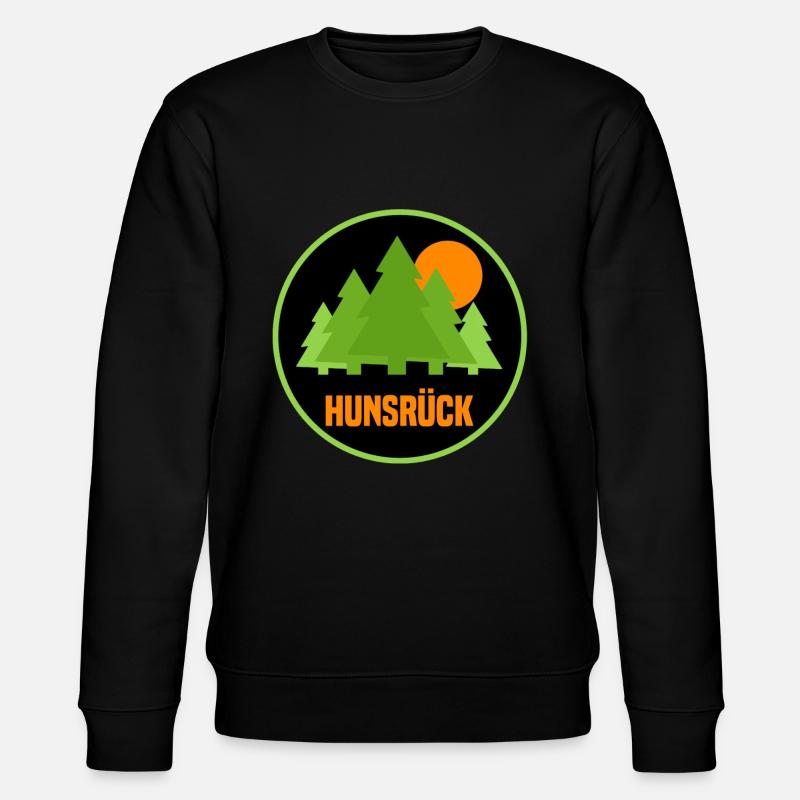 Hunsrück - Stanley/Stella Unisex Bio-Sweatshirt CHANGER  - Schwarz