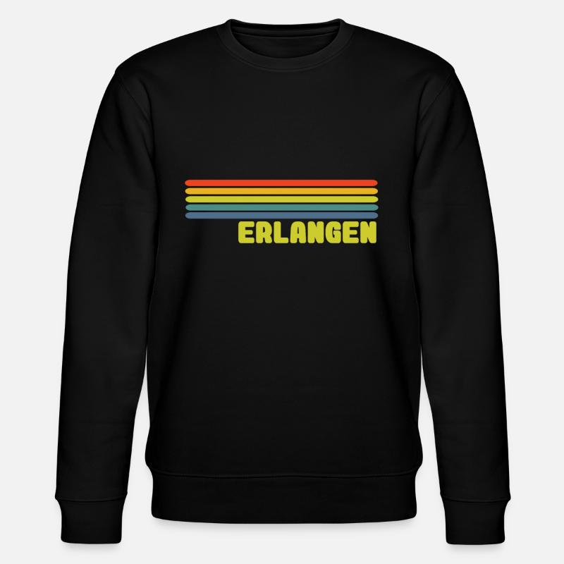 Erlangen - Stanley/Stella Unisex Bio-Sweatshirt CHANGER  - Schwarz