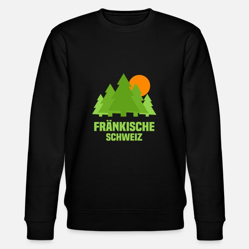 Fränkische Schweiz - Stanley/Stella Unisex Bio-Sweatshirt CHANGER  - Schwarz