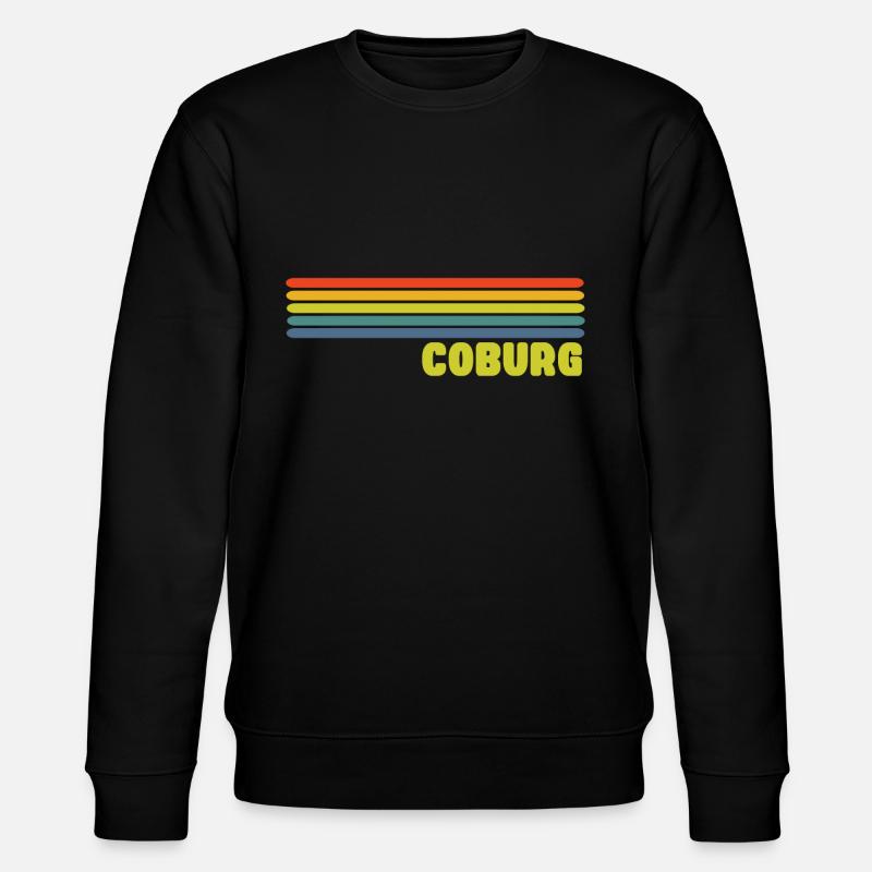 Coburg - Stanley/Stella Unisex Bio-Sweatshirt CHANGER  - Schwarz