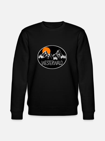 Westerwald - Stanley/Stella Unisex Bio-Sweatshirt CHANGER - Schwarz