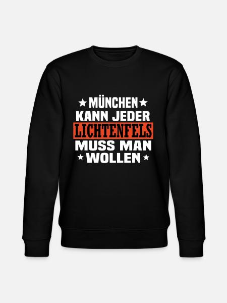 Lichtenfels - Stanley/Stella Unisex Bio-Sweatshirt CHANGER  - Schwarz