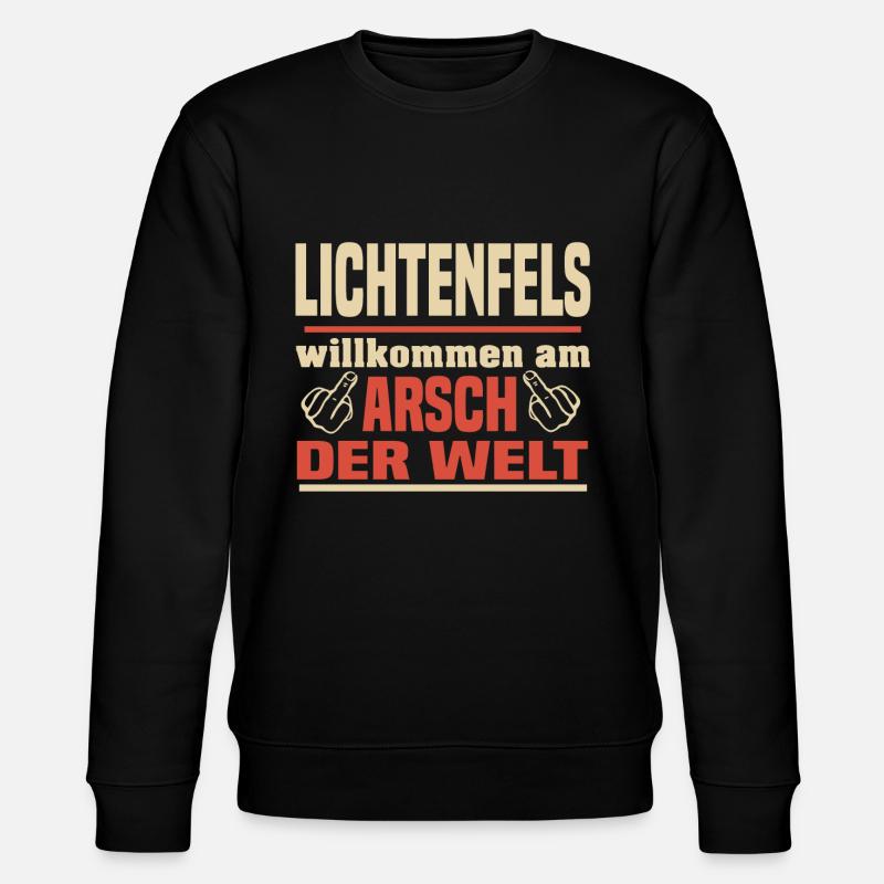 Lichtenfels - Stanley/Stella Unisex Bio-Sweatshirt CHANGER  - Schwarz