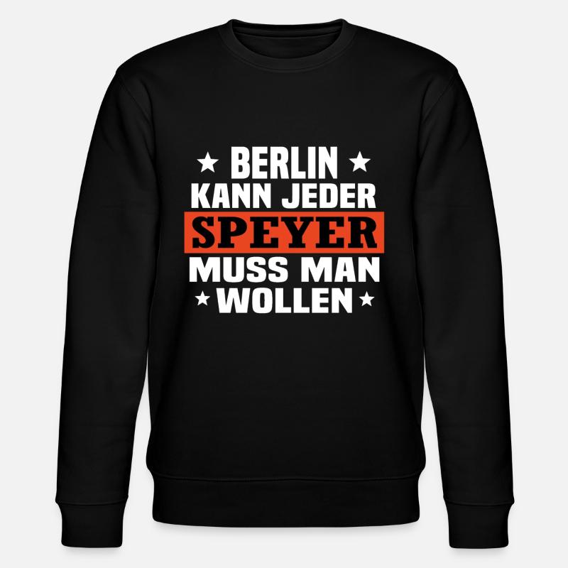 Speyer - Stanley/Stella Unisex Bio-Sweatshirt CHANGER  - Schwarz
