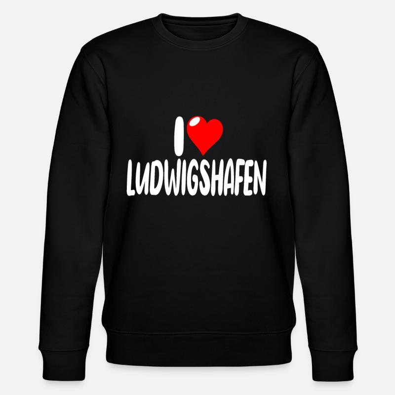 ludwigshafen - Stanley/Stella Unisex Bio-Sweatshirt CHANGER  - Schwarz