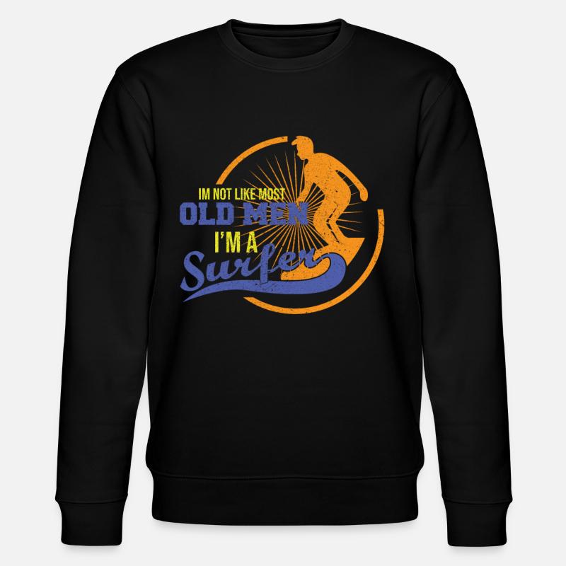 Surfeur surfeur surfeur - Sweat bio CHANGER Stanley/Stella Unisexe - noir