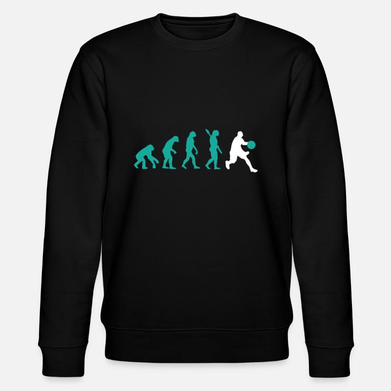 EVOLUTION BASKETBALL - Stanley/Stella Unisex Bio-Sweatshirt CHANGER  - Schwarz