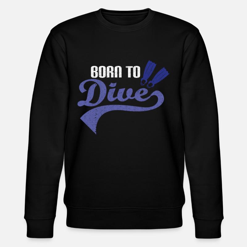 Divers dive - Stanley/Stella CHANGER Unisex Organic Sweatshirt - black