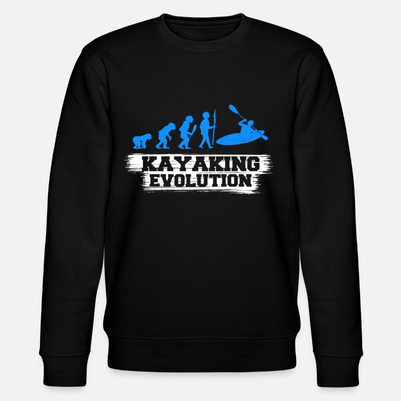 Evolution du kayak - Sweat bio CHANGER Stanley/Stella Unisexe - noir