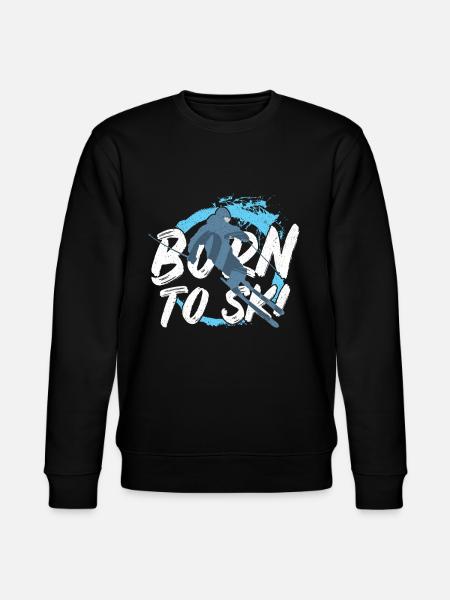 Born to Skier - Sweat bio CHANGER Stanley/Stella Unisexe - noir