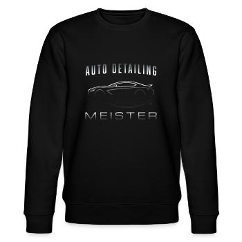 Auto Detailing Meister - Stanley/Stella Unisex Bio-Sweatshirt CHANGER  - Schwarz - Vorne - Nik (191cm) & Marisol (170cm)