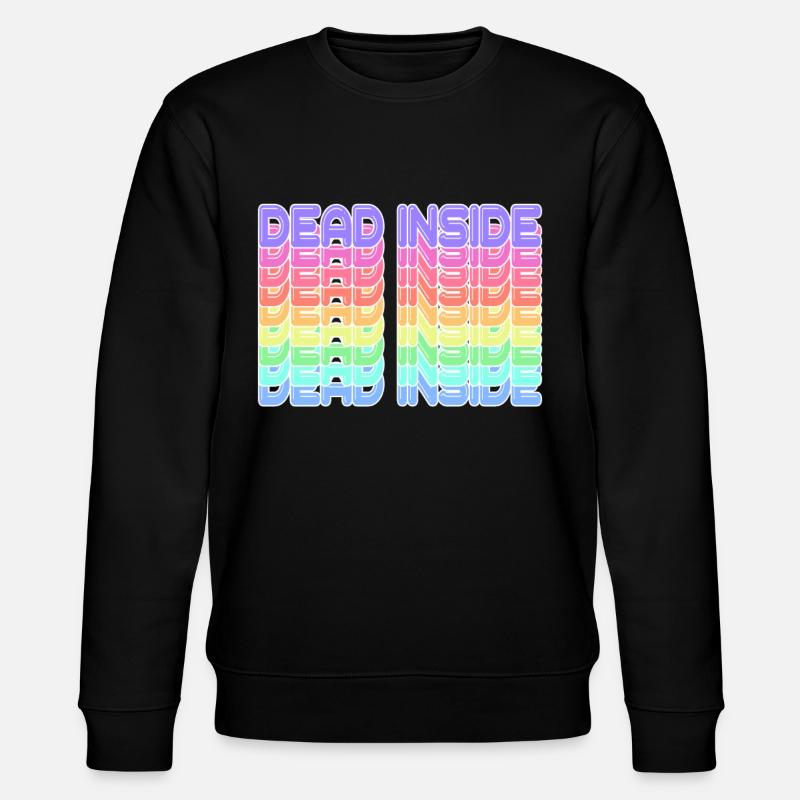 Dead Inside Rainbow - Sweat bio CHANGER Stanley/Stella Unisexe - noir