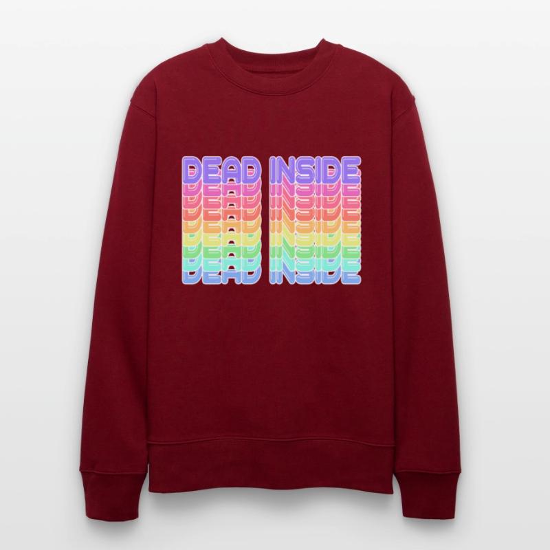 Dead Inside Rainbow Stanley/Stella CHANGER Unisex Organic Sweatshirt