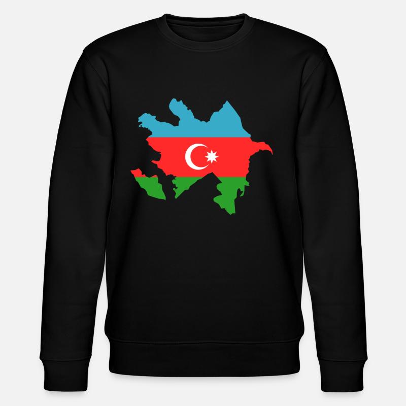 L’Azerbaïdjan comme drapeau - Sweat bio CHANGER Stanley/Stella Unisexe - noir