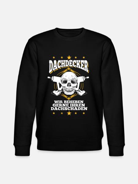 Dachdecker Dachdecker Dachdecker Dachdecker - Stanley/Stella Unisex Bio-Sweatshirt CHANGER - Schwarz