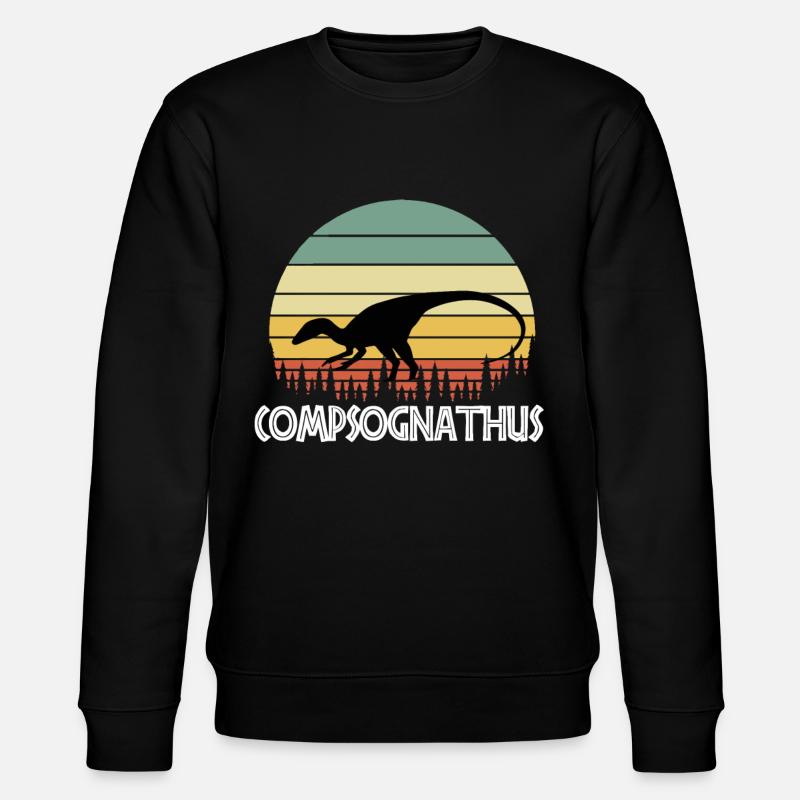Compsognathus - Stanley/Stella CHANGER Unisex Organic Sweatshirt - black