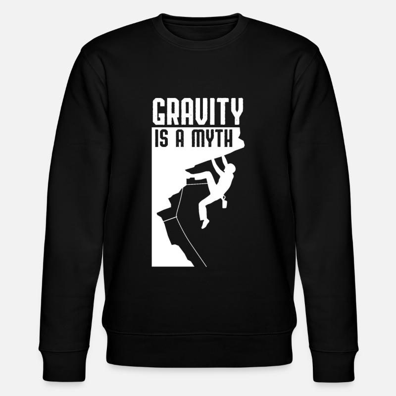 Boulder, , Climbing Gift Idea I - Stanley/Stella CHANGER Unisex Organic Sweatshirt - black