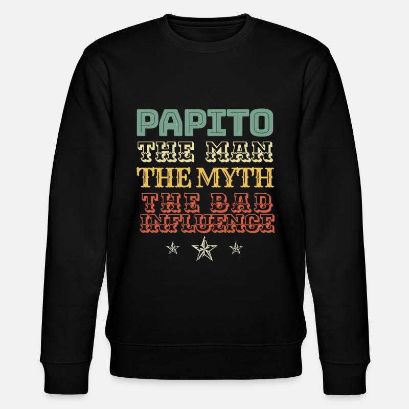 Soccer PAPITO - Stanley/Stella Unisex Bio-Sweatshirt CHANGER  - Schwarz