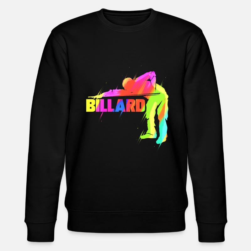 Snooker Billiards Billiards Player Gift - Stanley/Stella CHANGER Unisex Organic Sweatshirt - black